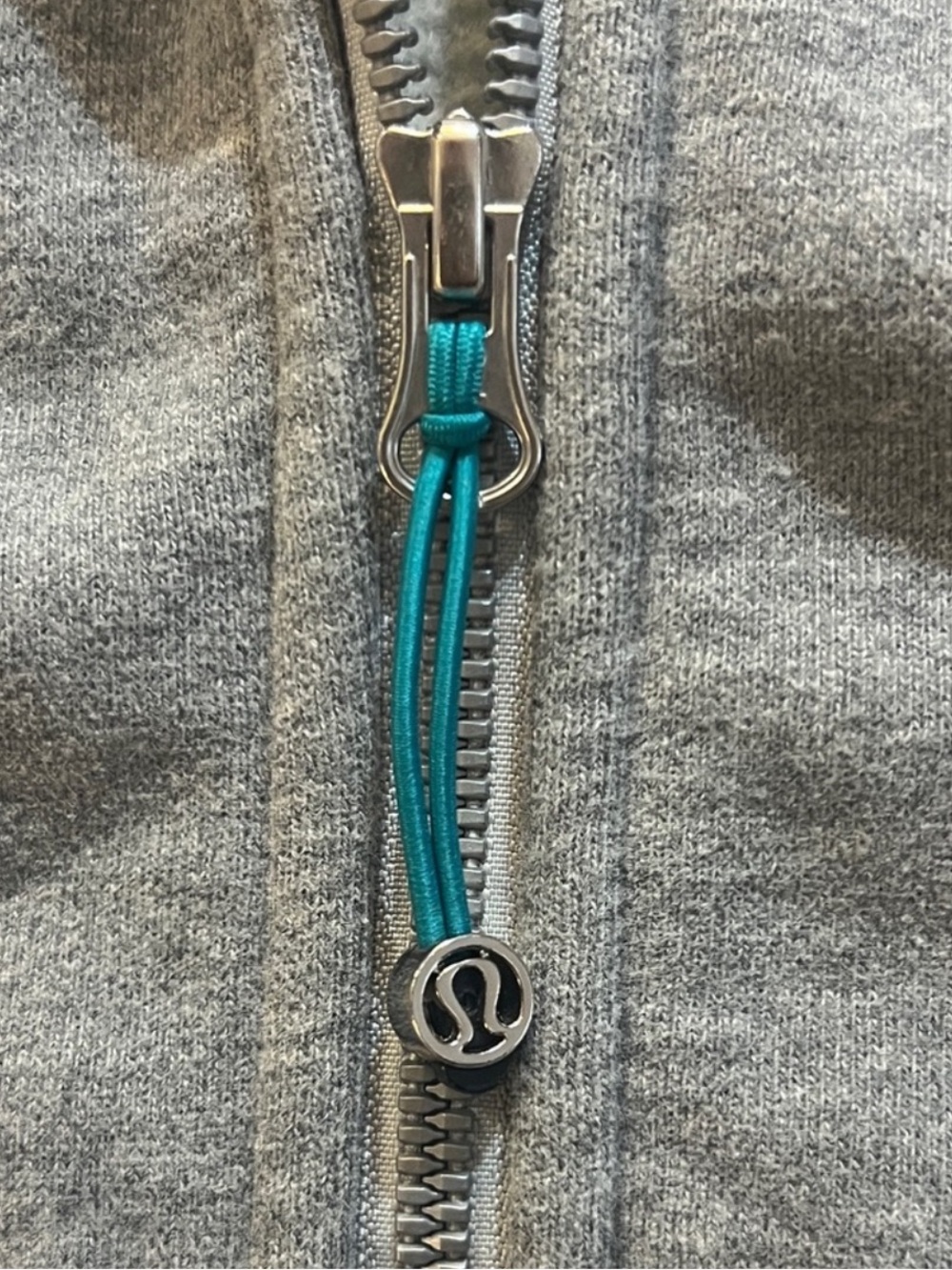 lululemon athletica Light Gray Zip-Up Hoodie - Picture 3 of 3
